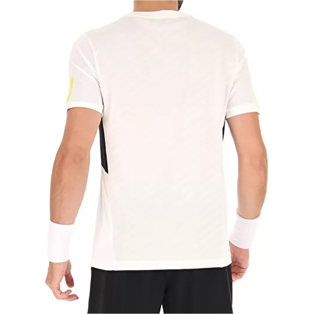 Lotto camiseta tenis manga corta hombre TECH I - D4 TEE vista trasera