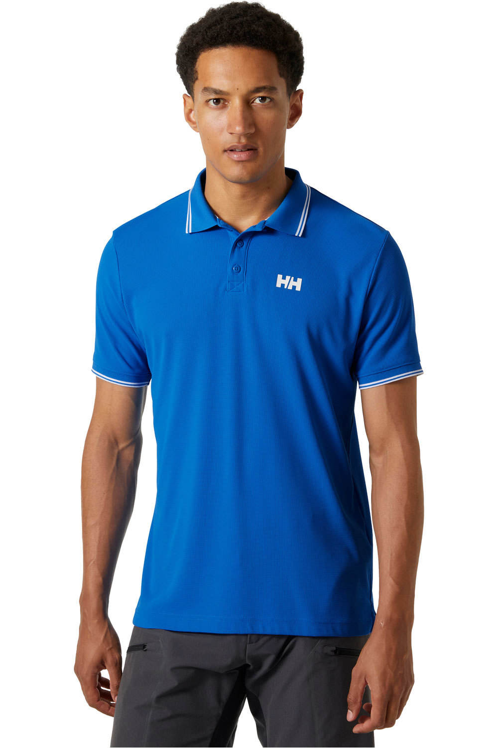 Helly Hansen camiseta montaña manga corta hombre KOS POLO vista frontal