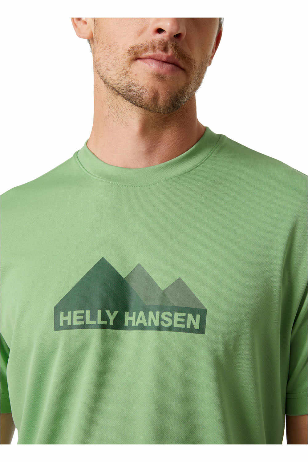 Helly Hansen camiseta montaña manga corta hombre HH TECH GRAPHIC T-SHIRT vista detalle