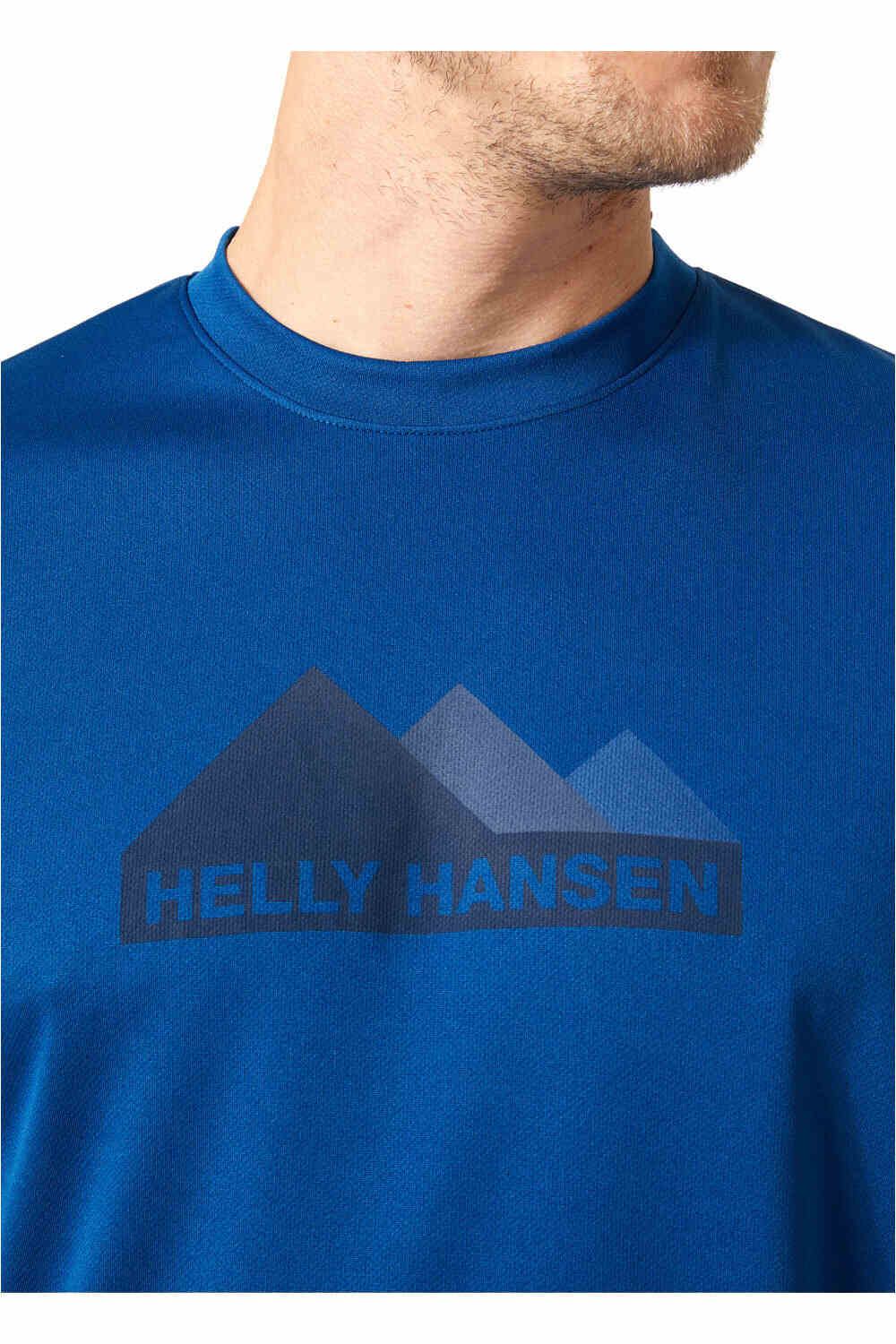 Helly Hansen camiseta montaña manga corta hombre HH TECH GRAPHIC T-SHIRT vista detalle