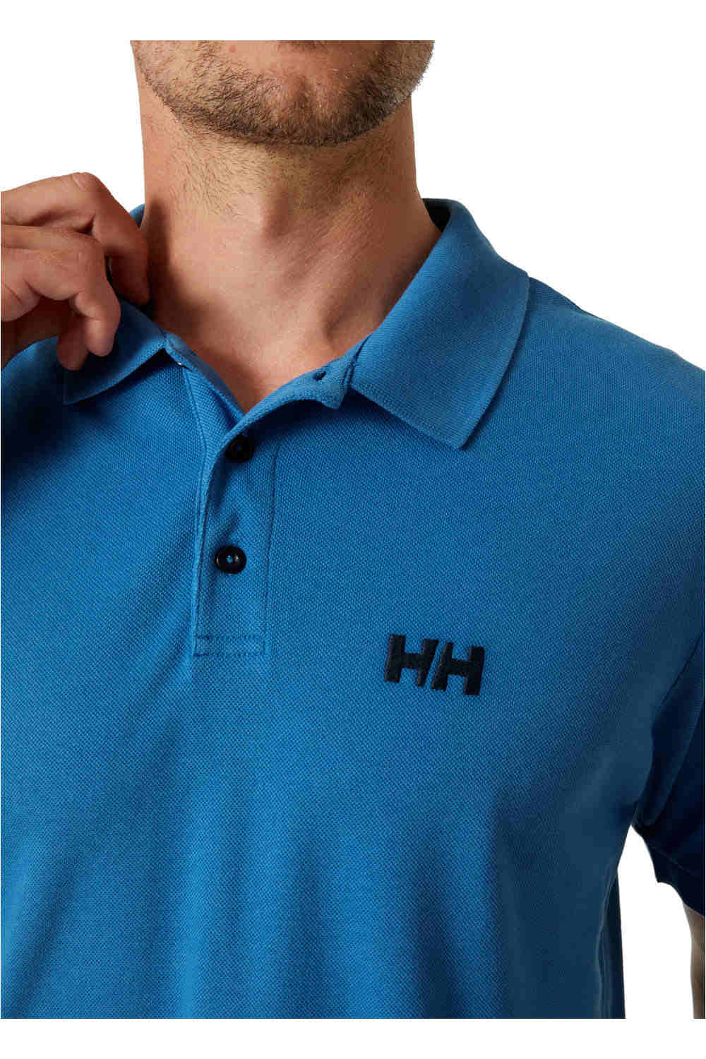 Helly Hansen camiseta montaña manga corta hombre MALCESINE POLO vista detalle