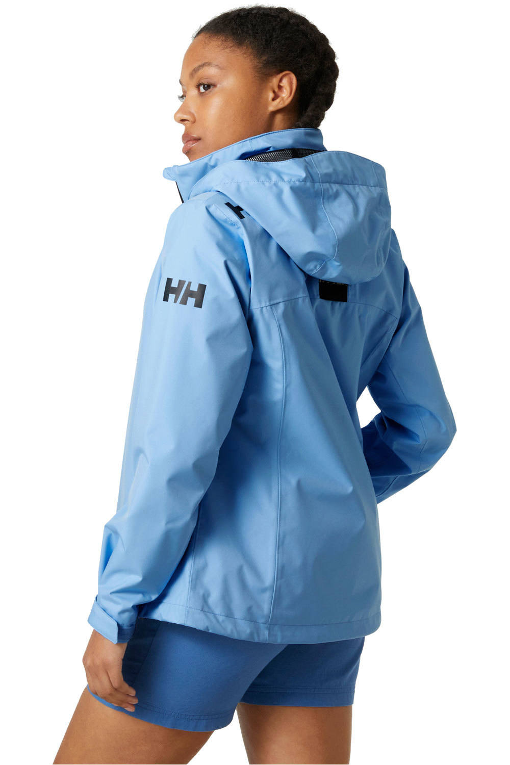 Helly Hansen chaqueta impermeable mujer W CREW HOODED JACKET vista trasera