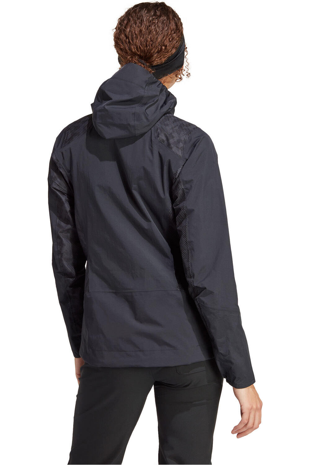 adidas chaqueta impermeable mujer Terrex Xperior Hybrid Rain vista trasera