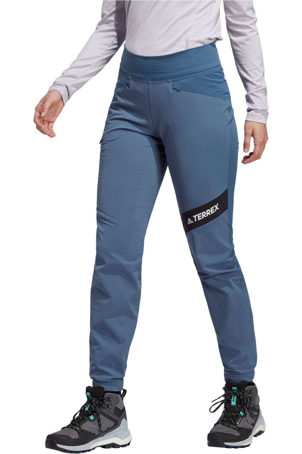 adidas pantalón montaña mujer Techrock Alpine Climbing vista frontal