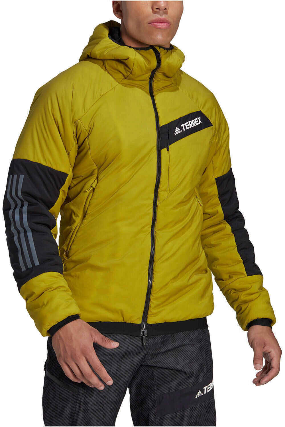 Terrex techrock stretch primaloft chaqueta outdoor hombre Amarillo (S)