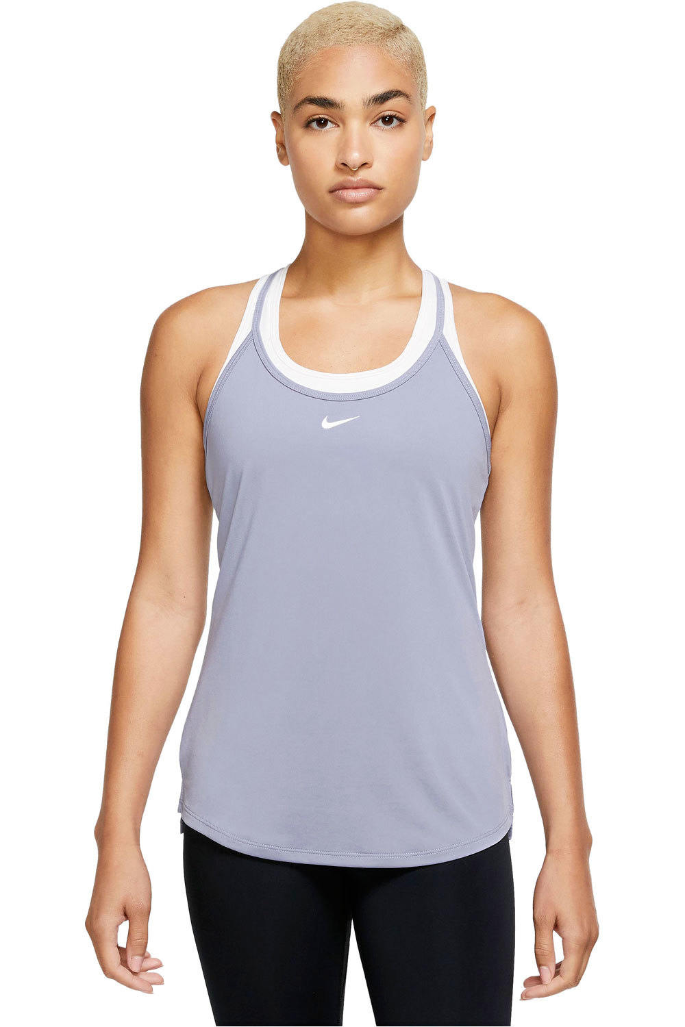 Nike camiseta tirantes fitness mujer W NK ONE DF ELSTKA STD TANK vista frontal