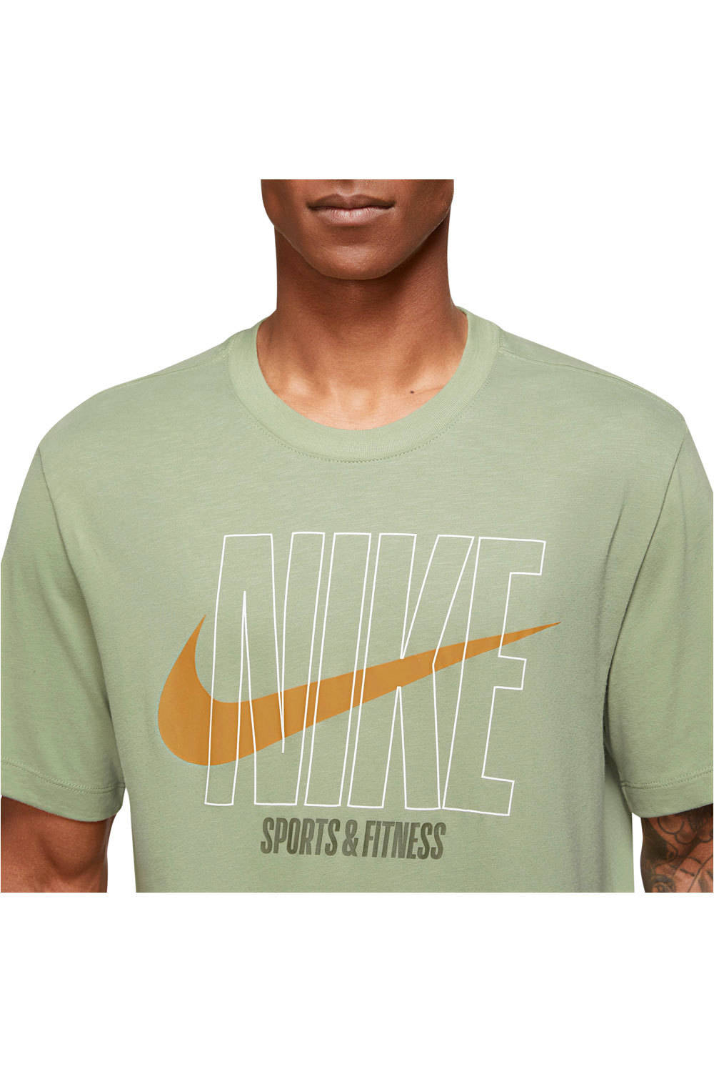 Nike camiseta fitness hombre M NK DF TEE SLUB HBR vista detalle