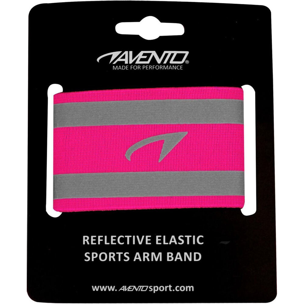 Avento brazalete reflectante Sports Armband Neon Reflective 01