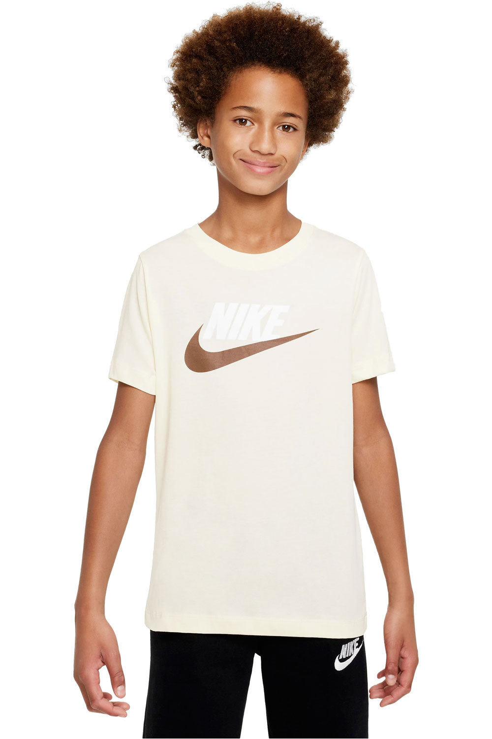 Nike camiseta manga corta niño B NSW TEE FUTURA ICON TD vista frontal