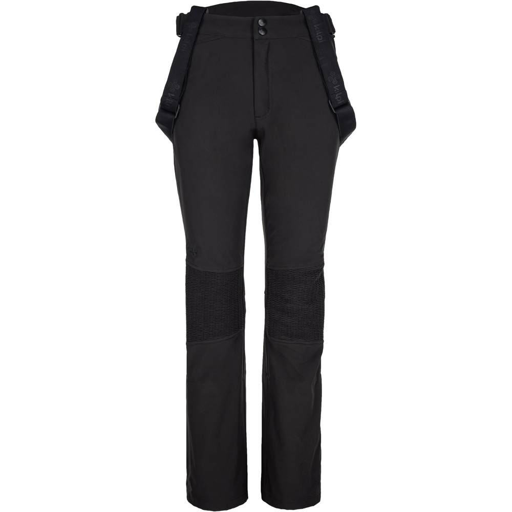 Kilpi pantalones esquí mujer ELARE-W BLK vista frontal