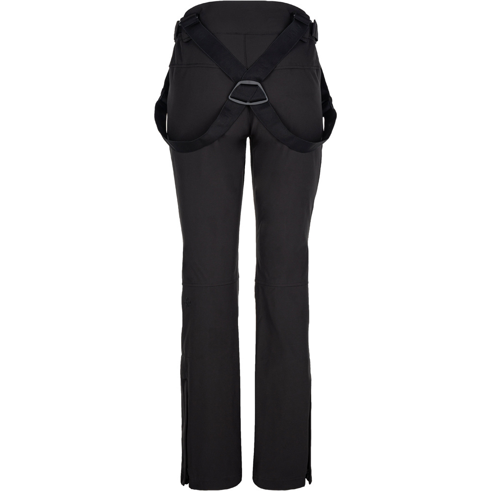 Kilpi pantalones esquí mujer ELARE-W BLK vista trasera