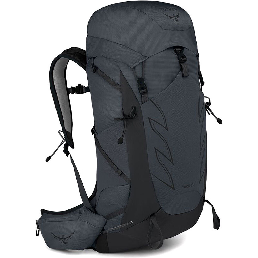 Osprey mochila montaña TALON 33 ECLIPSE GREY S/M vista frontal