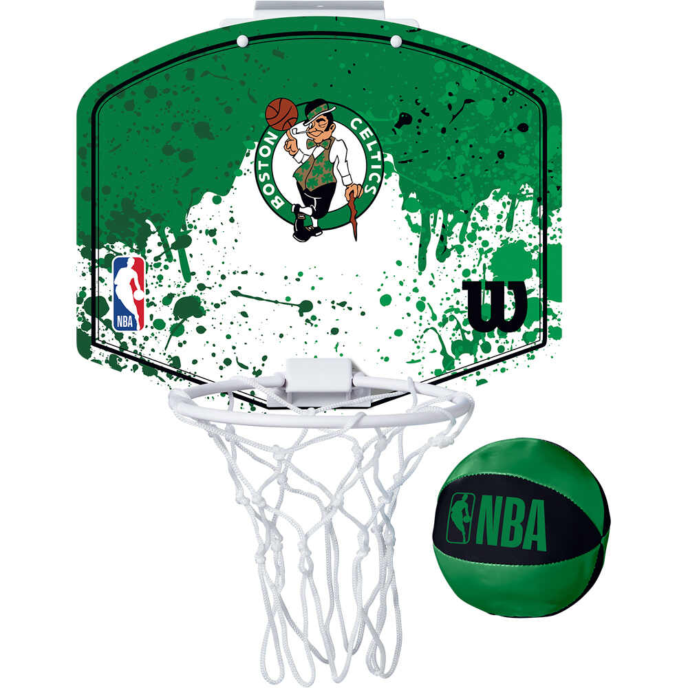 Wilson nba team mini hoop boston celtics canasta baloncesto