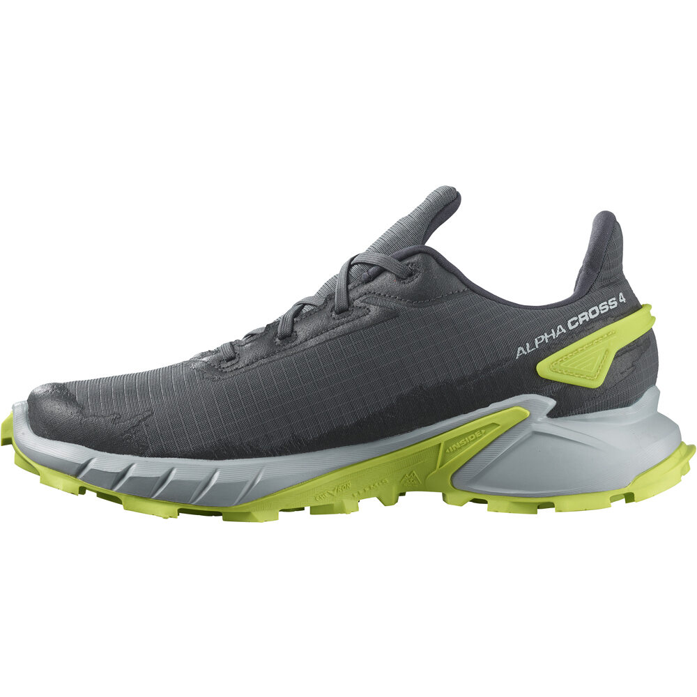 Salomon zapatillas trail hombre ALPHACROSS 4 GTX lateral interior