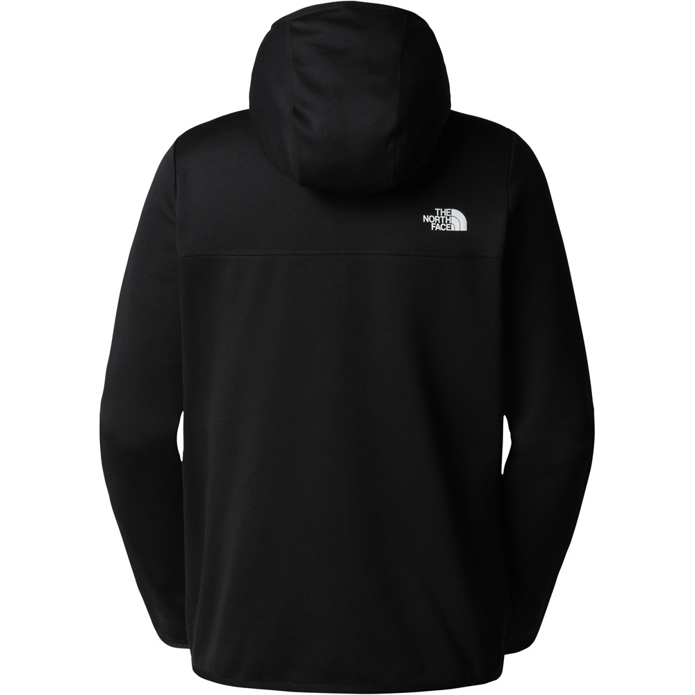 The North Face forro polar mujer W CANYONLANDS HOODIE vista trasera