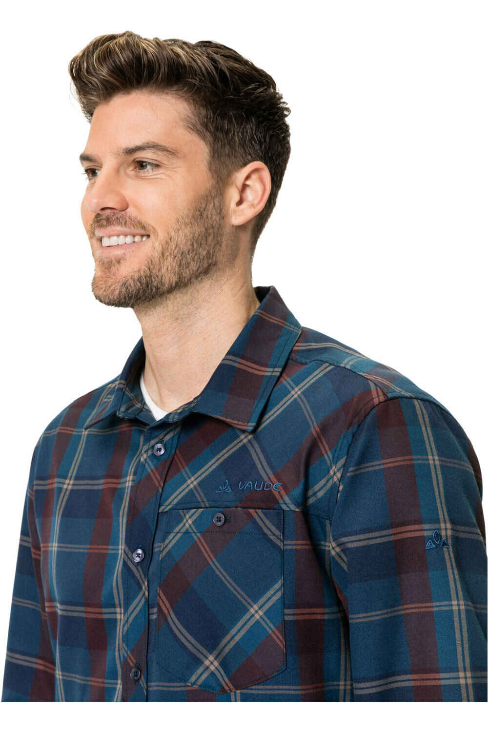 Vaude camisa montaña manga larga hombre Men's Neshan LS Shirt IV vista detalle