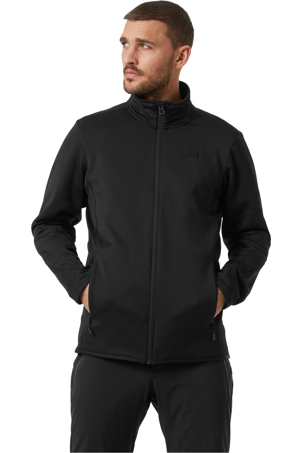 Alpha zero forro polar hombre Negro (XXL)