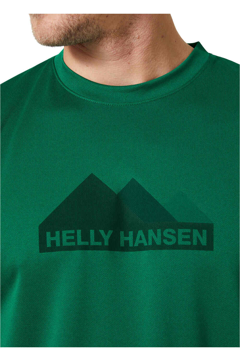 Helly Hansen camiseta montaña manga corta hombre HH TECH GRAPHIC T-SHIRT vista detalle