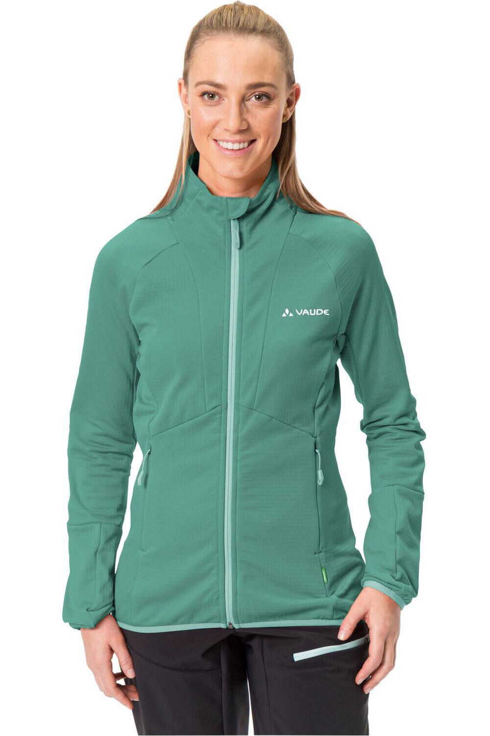 Vaude forro polar mujer Women's Monviso Fleece FZ Jacket II vista frontal