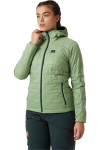 Helly Hansen chaqueta outdoor mujer W LIFALOFT HOODED INS JKT vista frontal