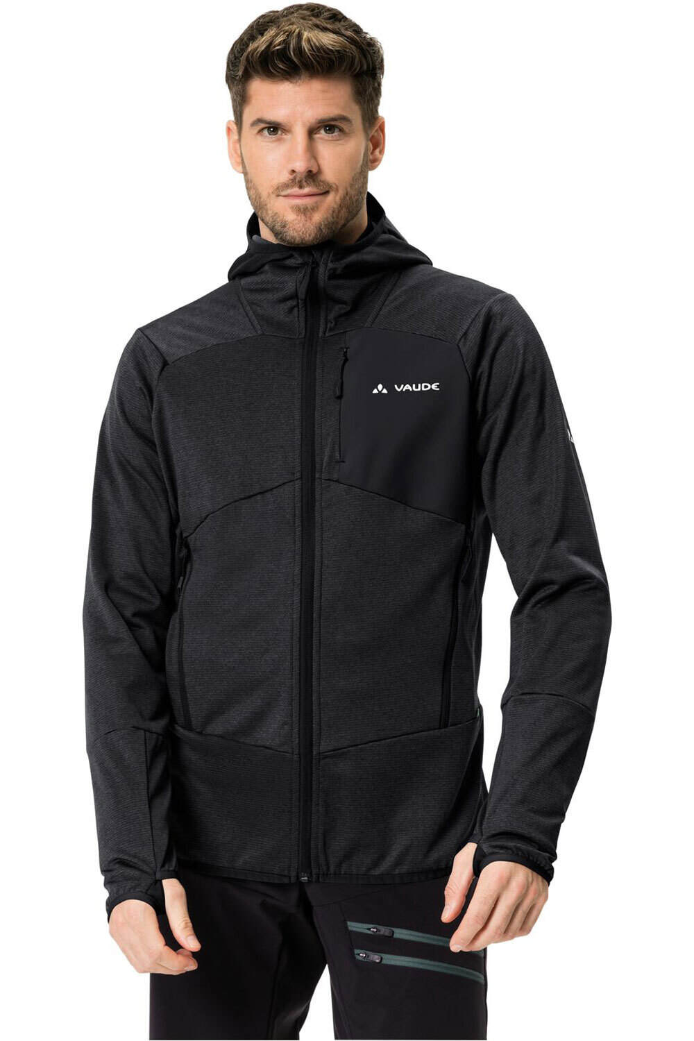 Vaude forro polar hombre Men's Monviso Fleece Jacket II vista frontal