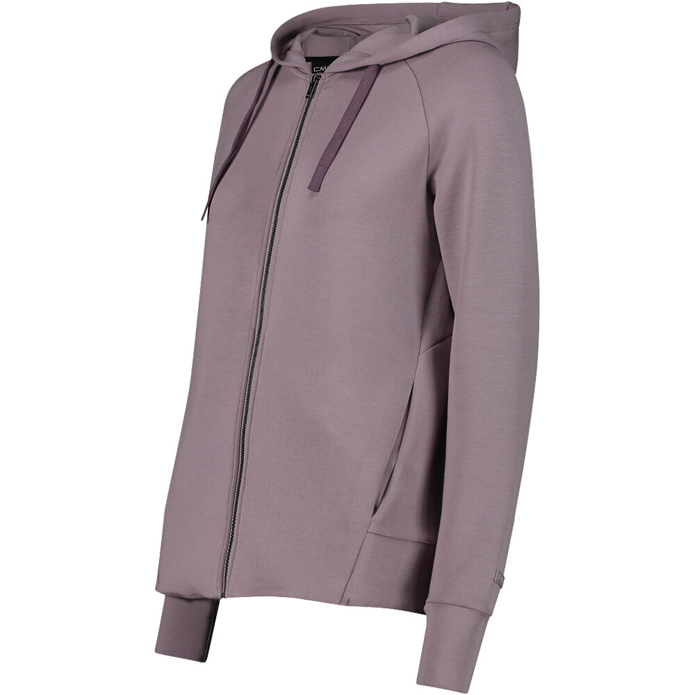 Cmp sudadera mujer WOMAN JACKET FIX HOOD vista detalle