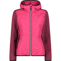 Cmp chaqueta outdoor mujer WOMAN JACKET HYBRID FIX HOOD vista frontal