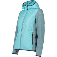 Cmp chaqueta outdoor mujer WOMAN JACKET HYBRID FIX HOOD vista detalle