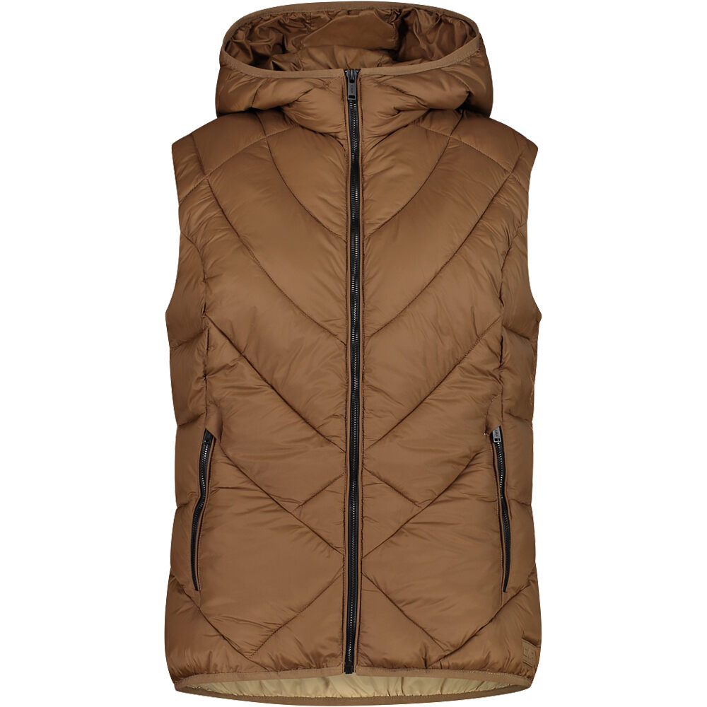 Cmp woman vest fix hood chaleco outdoor mujer