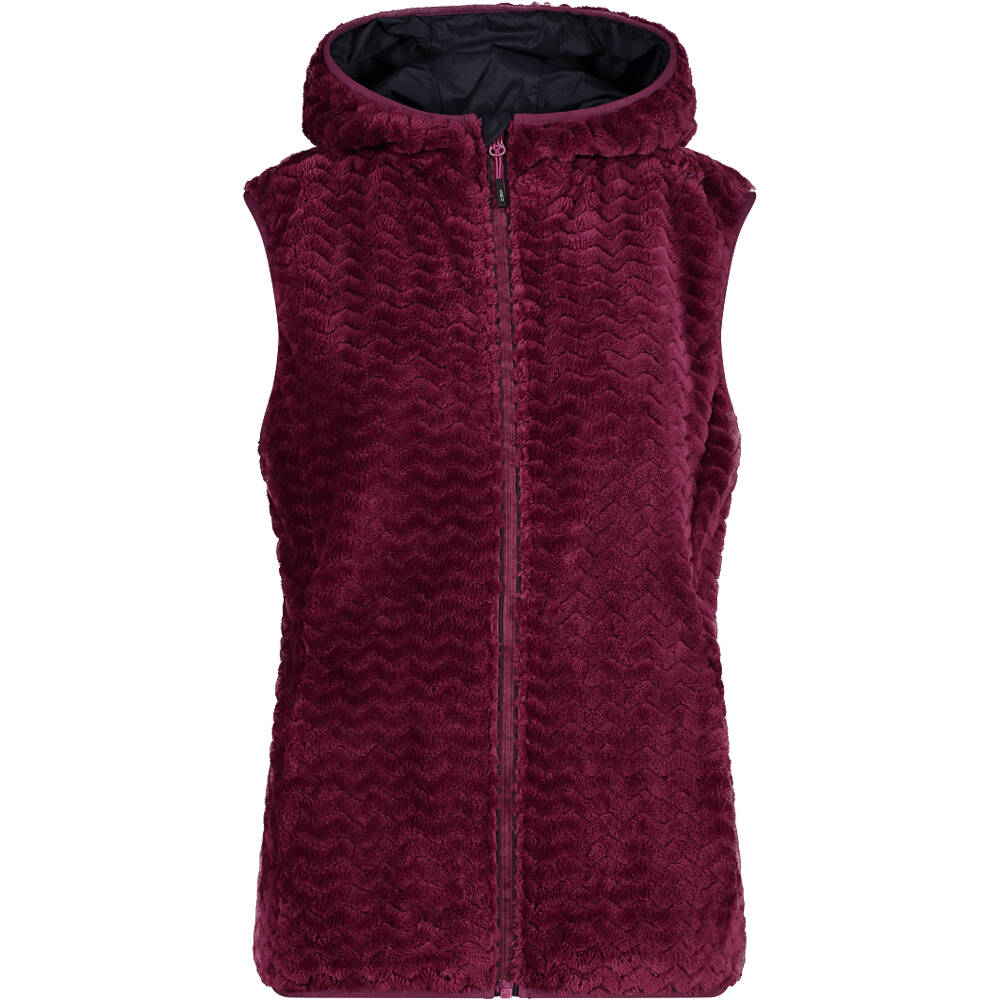 Cmp chaleco outdoor mujer WOMAN VEST FIX HOOD vista frontal