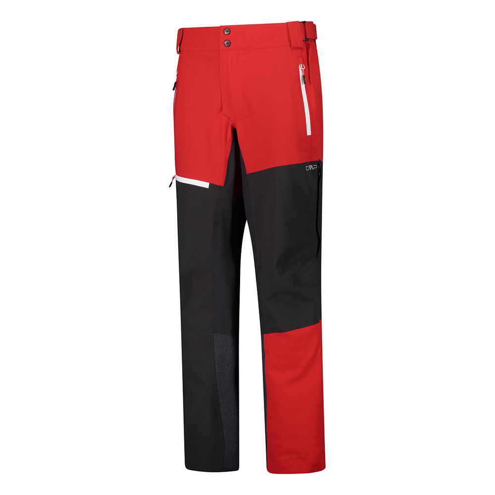 Cmp Man Pant Free Ride rojo pantalón impermeable hombre