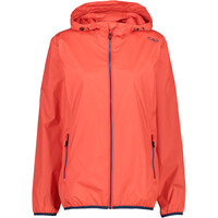 WOMAN JACKET RAIN FIX HOOD