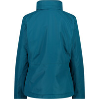 Cmp chaqueta impermeable insulada mujer WOMAN JACKET ZIP HOOD DETACHBLE INN.JACKET vista trasera