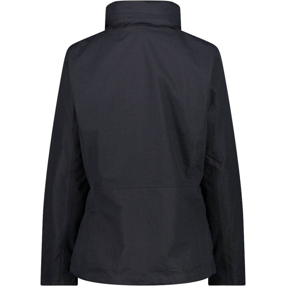 Cmp chaqueta impermeable insulada mujer WOMAN JACKET ZIP HOOD DETACHBLE INN.JACKET vista trasera