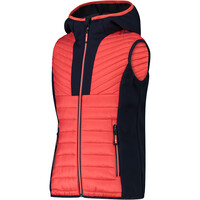 Cmp chaleco outdoor niño KID G HYBRID VEST FIX HOOD vista detalle