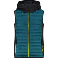 Cmp chaleco outdoor niño KID HYBRID VEST FIX HOOD vista frontal