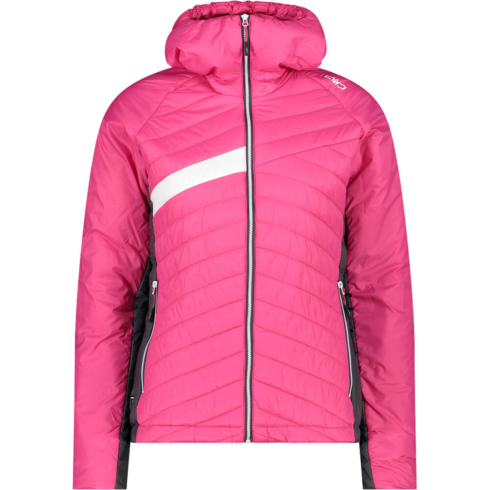 Cmp chaqueta outdoor mujer WOMAN JACKET FIX HOOD vista frontal