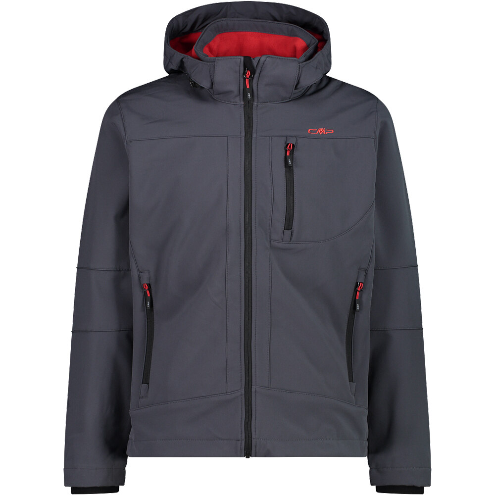 Cmp man jacket zip hood chaqueta impermeable insulada hombre