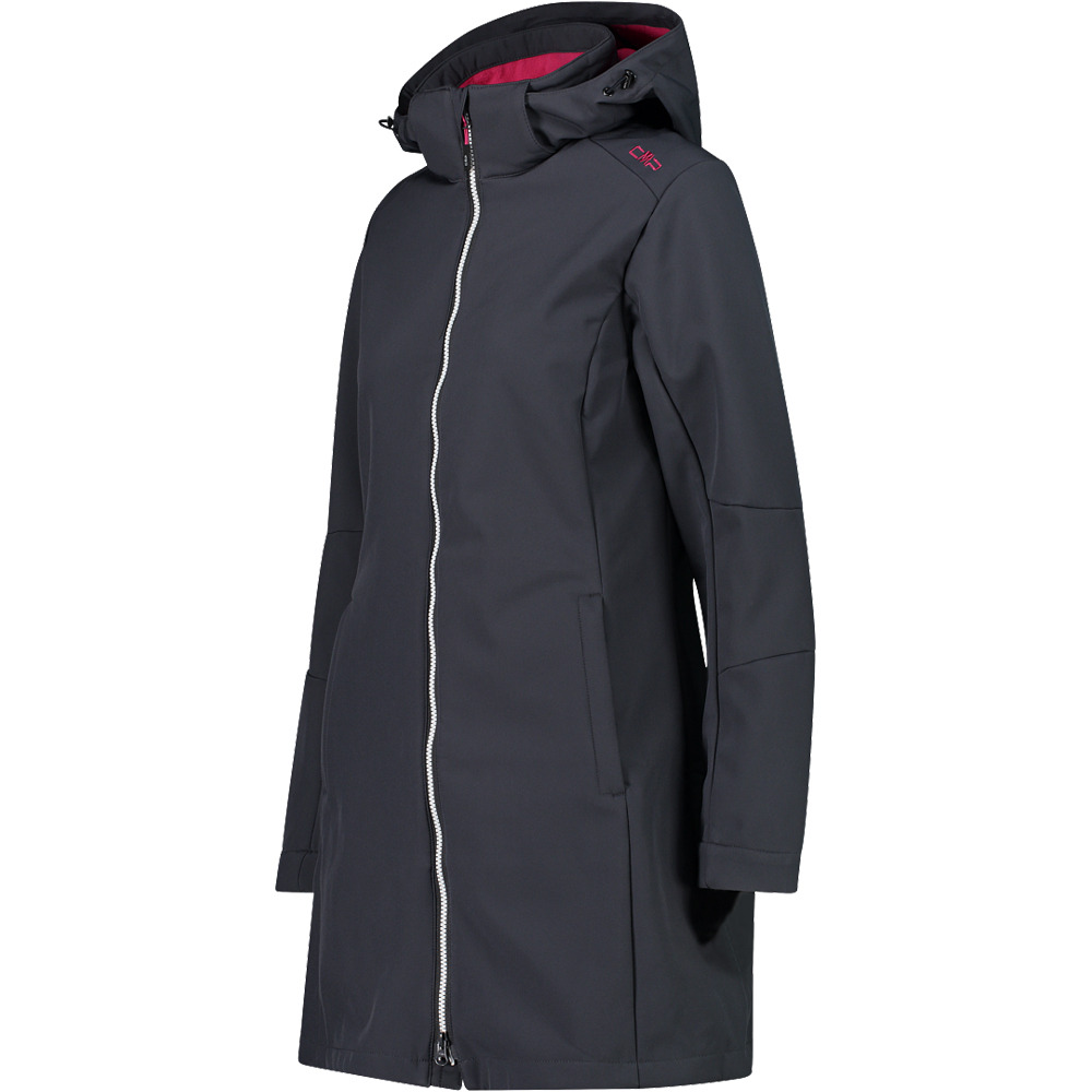 Cmp chaqueta impermeable insulada mujer WOMAN PARKA ZIP HOOD vista detalle