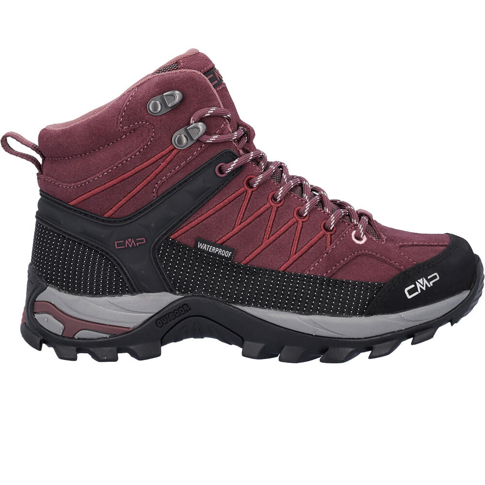 Rigel mid wmn trekking shoes wp bota trekking mujer Morado (36)