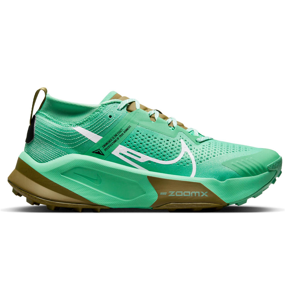 Nike zapatillas trail hombre ZOOMX ZEGAMA TRAIL lateral exterior