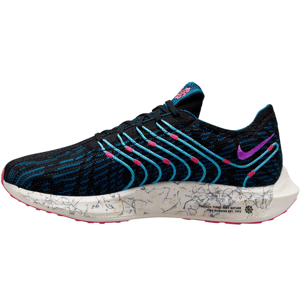 Nike zapatilla running mujer W PEGASUS TURBO NEXT NATURE SE lateral interior