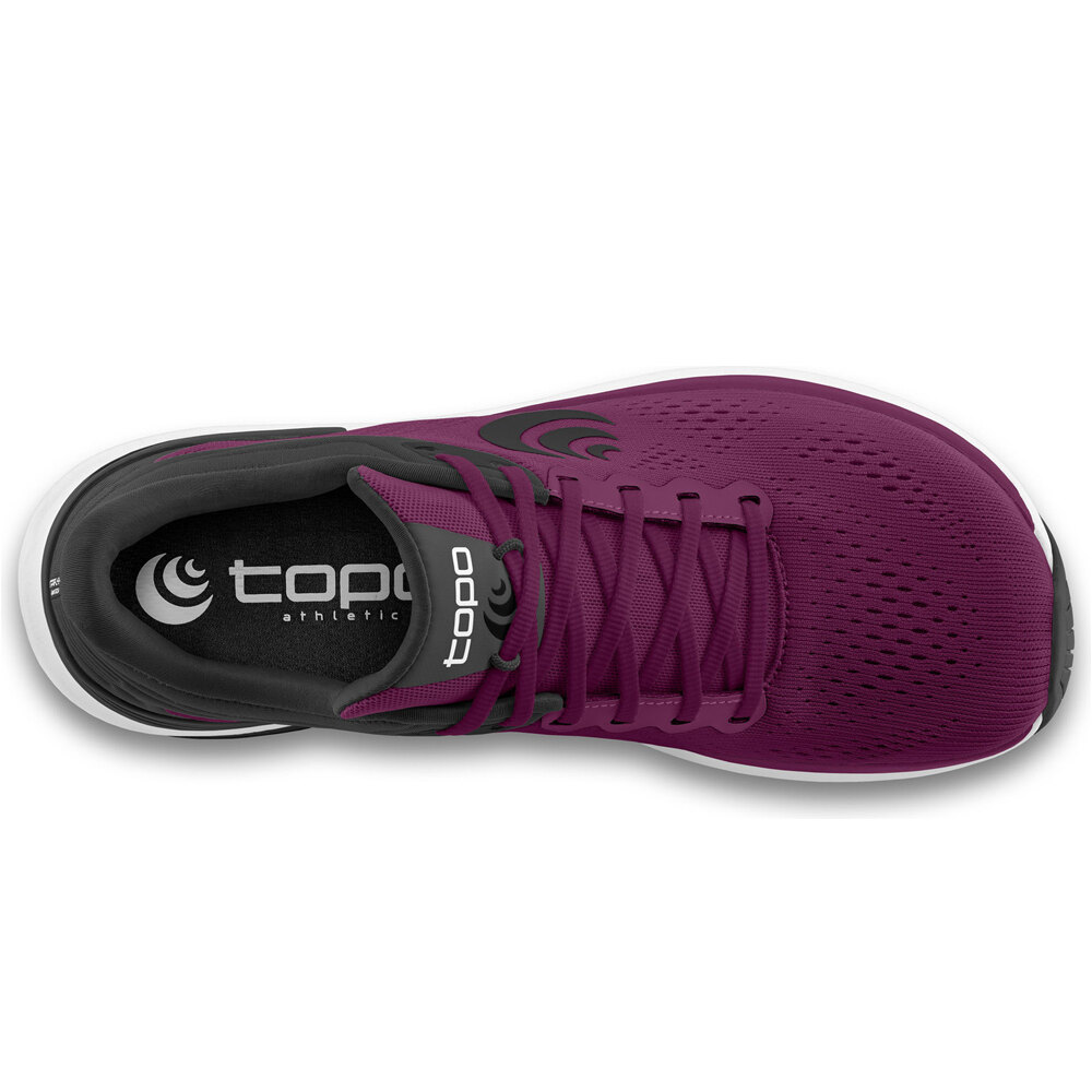 Topo zapatilla running mujer ULTRAFLY 4 WS vista superior