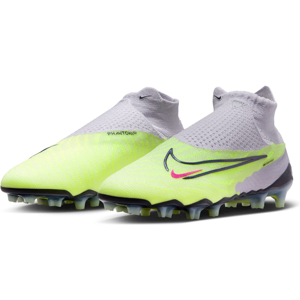 Nike botas de futbol cesped artificial PHANTOM GX ELITE DF FG VEGR vista trasera