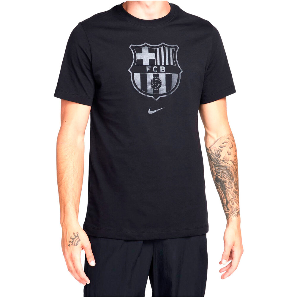 Nike camiseta de fútbol oficiales BARCELONA 24 M NK CREST TEE NE vista frontal