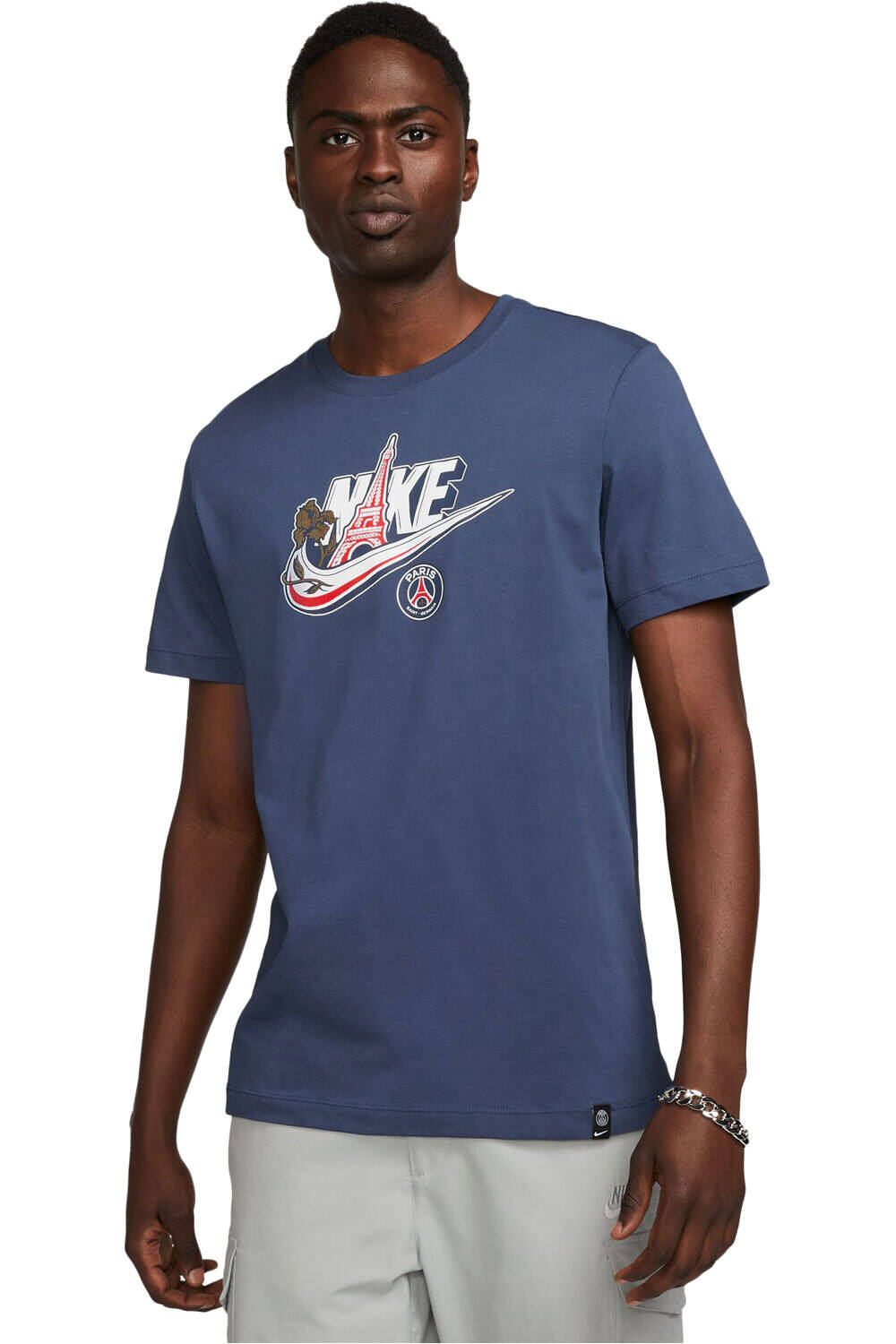 Nike camiseta de fútbol oficiales PSG 24 M NK SSI FUTURA TEE MN vista frontal