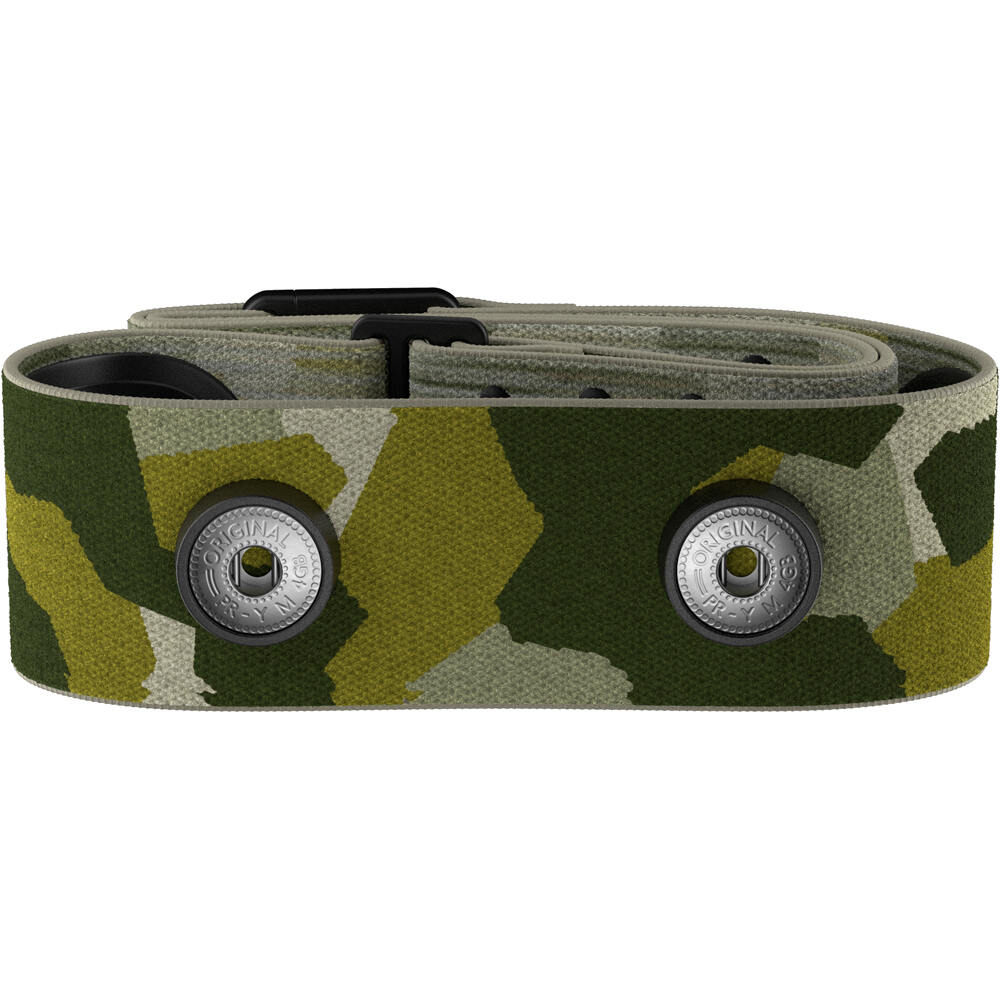 Polar accesorio gps y pulsómetros PRO CHEST STRAP CAMO GRN M-XXL vista frontal