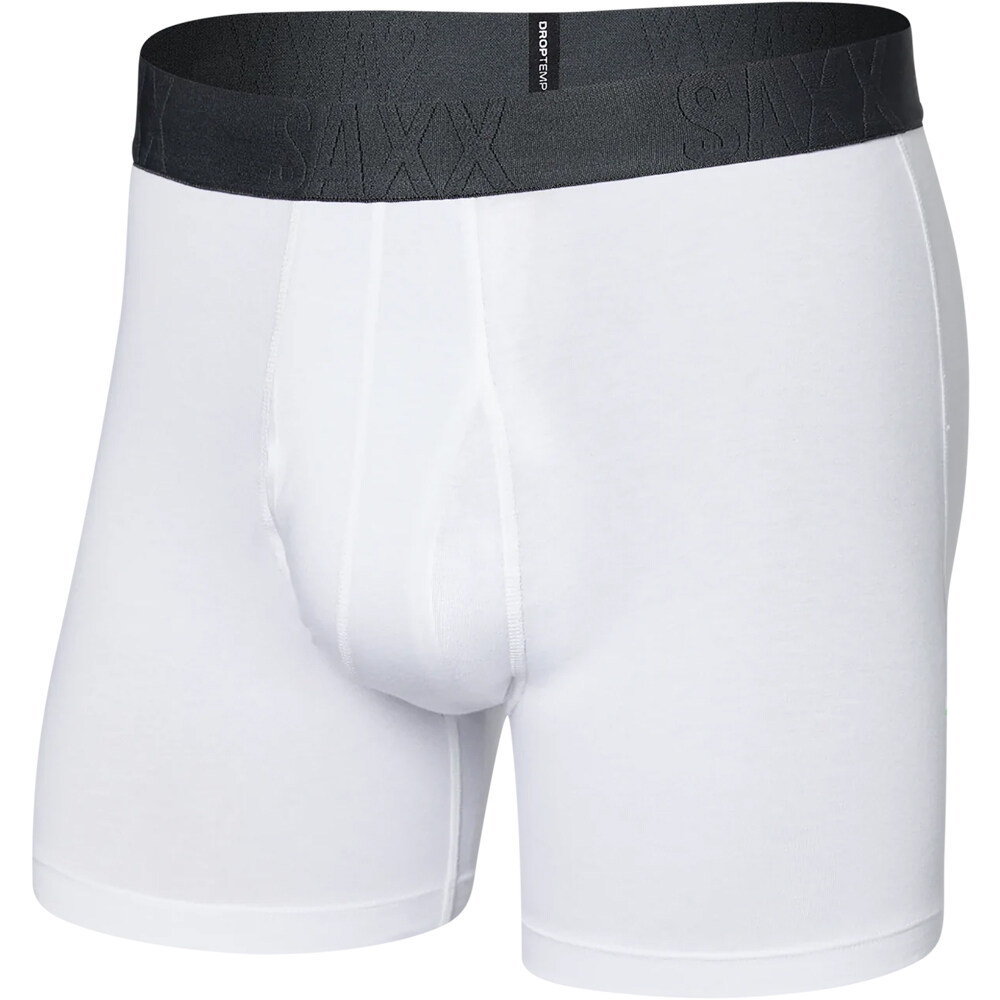 Saxx calzoncillo térmico DROPTEMP COOLING COTTON BOXER BRIEF FLY vista frontal