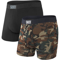 Saxx calzoncillo térmico VIBE SUPER SOFT BOXER BRIEF 2PK vista frontal