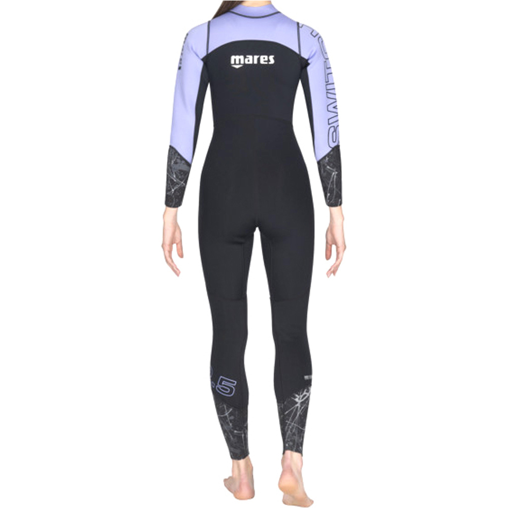 Mares Traje Humedo Wetsuit Switch 2.5mm She Dives vista trasera